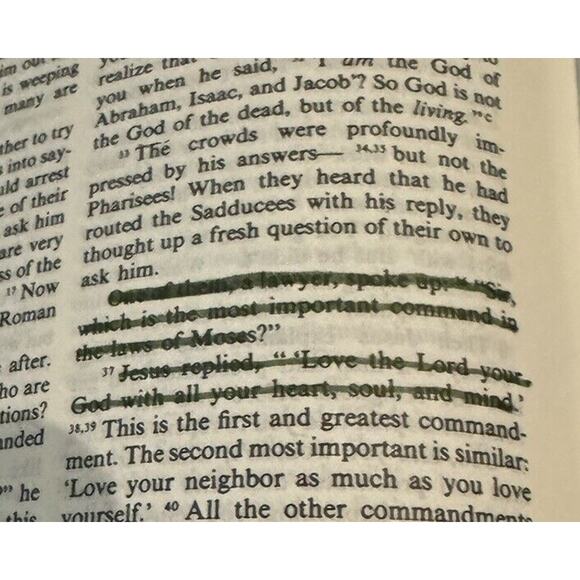 The Living Bible Paraphrased 1971 VTG Tyndale House Padded Hardcover READ NOTES - Picture 5 of 13